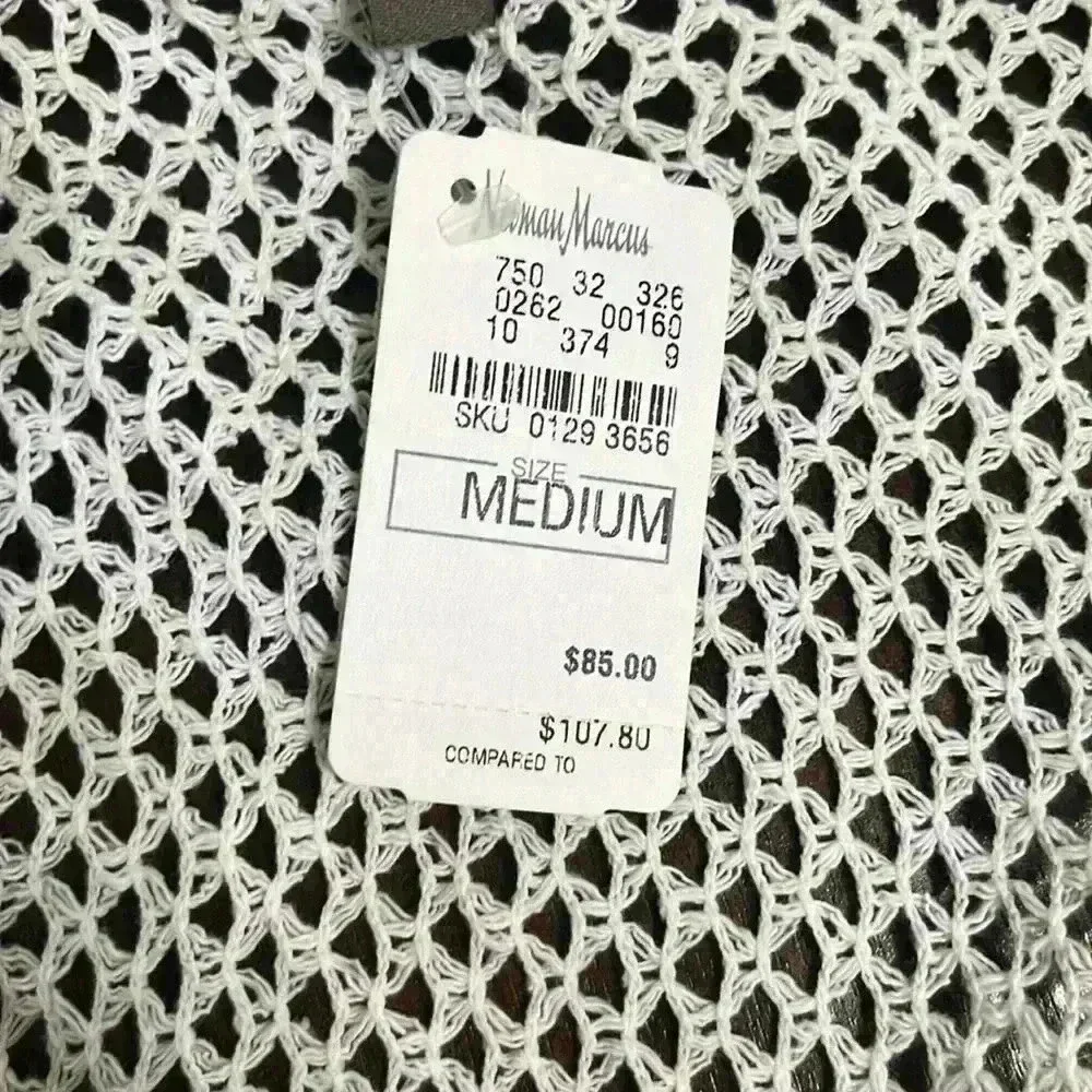 XCVI women’s white open cardigan